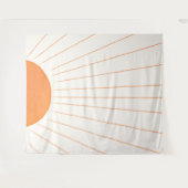 Tenture Soleil Boho Simple (Devant (Horizontal))
