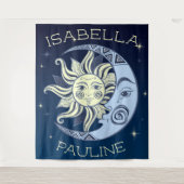 Tenture Soleil céleste et lune  (Devant)