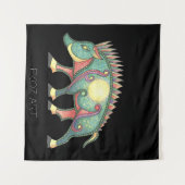 Tenture Soleil chevalier Pictish (Devant (Horizontal))