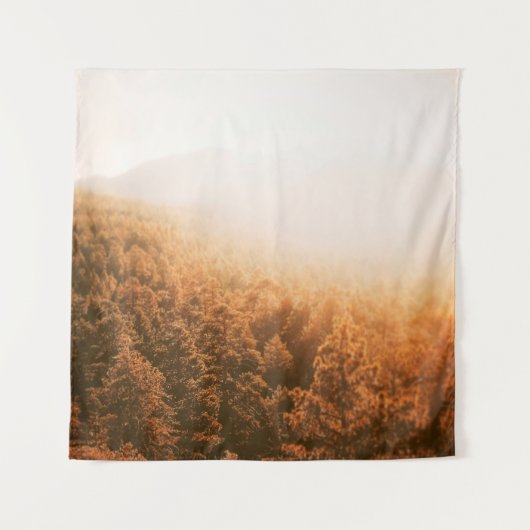 TENTURE SOLEIL D'OR SUR UNE FORÊT (Devant)