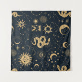 Tenture Soleil et Lune - Astronomie Witch (Devant (Horizontal))