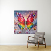Tenture Soleil papillon (En situation)