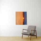 Tenture Soleil sur prairie | Manitoba, Canada (En situation)