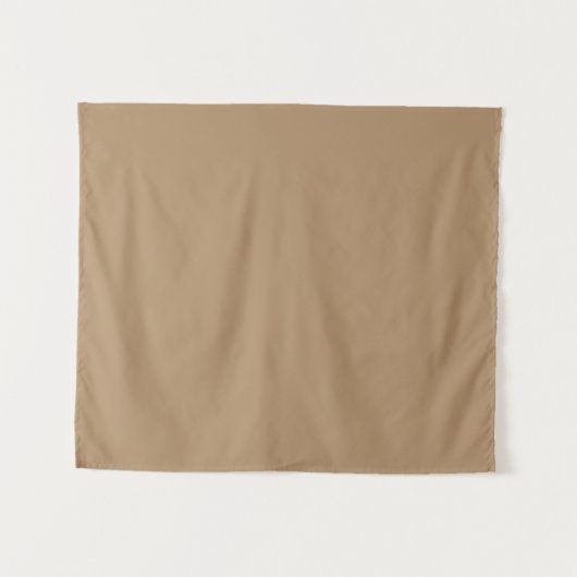 Tenture Solide Classique Doux Tan (Devant (Horizontal))