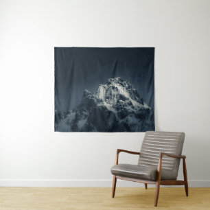 Tenture Sombre et montagne