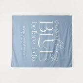 Tenture Something Blue Before I Do Bridal Shower (Devant (Horizontal))