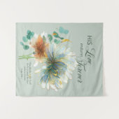 Tenture Son Amour Endure Pour Toujours Écriture Verte (Devant (Horizontal))