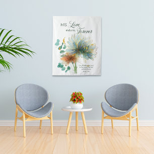 Tenture Son Amour Endure Pour Toute Écriture Blanche