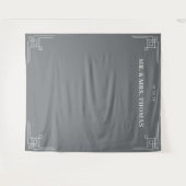 Tenture Sophisticated Gray Geometric Accents (Devant (Horizontal))