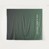 Tenture Sophisticated Green Gradient Invitation (Devant (Horizontal))