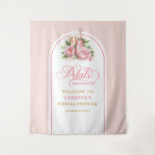 Tenture Sophisticated petals and prosecco pink gold wall (Devant)