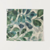 Tenture Sophistication verdoyante - Feuilles tropicaux (Devant (Horizontal))