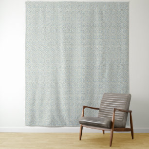 Tenture Sophistiqué 1940s Rosebud Bleu Poussiéreux Vintage