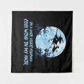 Tenture Sorcière Chambres Sur Une Route Du Désert Sombre (Devant (Horizontal))