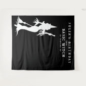 Tenture Sorcière de base Halloween Anniversaire (Devant (Horizontal))