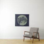 Tenture Sorcière verte de la déesse de la Terre Sorcière d (En situation (horizontale))