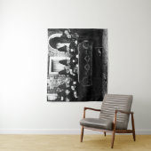 Tenture Sorcières galloises ayant du thé à la crème (En situation)