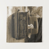 Tenture Sortez de Dodge - Photo de chien (Devant (Horizontal))