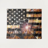 Tenture Soudage des étincelles et flammes (Devant (Horizontal))