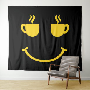 Tenture Sourire de Tasse de Café