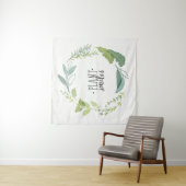 Tenture Sourires fins d'usine des herbes II | (En situation)