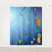 Tenture Sous la mer pour les enfants (Devant)