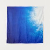 Tenture Sous la plongée profonde bleue (Devant (Horizontal))