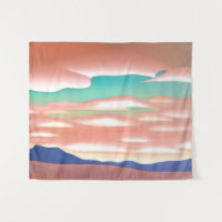 Southwestern Desert et Sky minimaliste Art