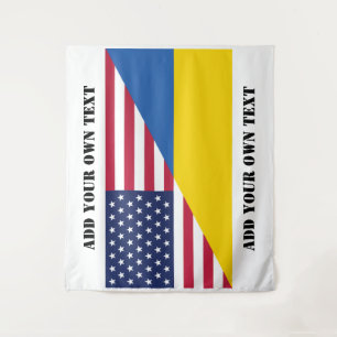Tenture Soutien américain à l'Ukraine Thaillow Pillow