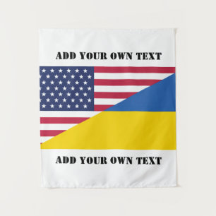Tenture Soutien américain à l'Ukraine Thaillow Pillow