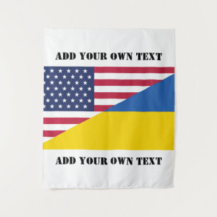 Tenture Soutien américain à l'Ukraine Thaillow Pillow