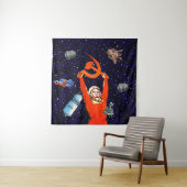 Tenture Sovietwave - Art spatial soviétique (En situation)