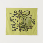 Tenture Soyez une grenouille (Devant (Horizontal))