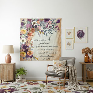 Tenture Soyez votre guide, mélange floral automnal  