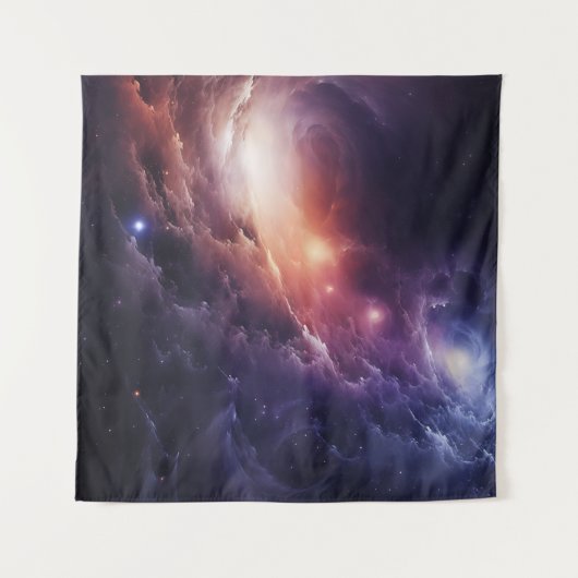 Tenture Space Galaxy Symphony Tapestry (Devant (Horizontal))