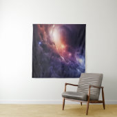 Tenture Space Galaxy Symphony Tapestry (En situation (horizontale))