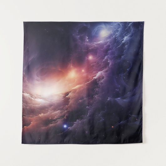 Tenture Space Galaxy Symphony Tapestry (Devant)