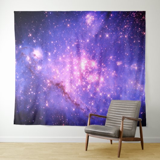 Tenture Space Stars Galaxy Nebula Celestial Bedroom Dorm (En situation (horizontale))