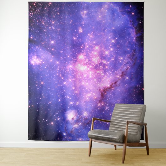 Tenture Space Stars Galaxy Nebula Celestial Bedroom Dorm (En situation)