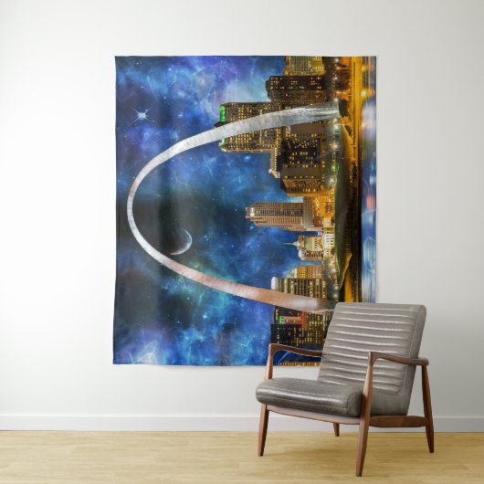 Tenture Spacey St. Louis Skyline (En situation)