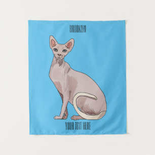 Tenture Sphynx cat