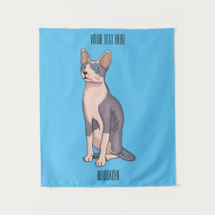 Tenture Sphynx cat
