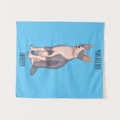 Tenture Sphynx cat (Devant (Horizontal))