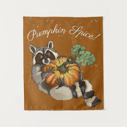 Tenture Spice de Pumkin ! Racoon Roll (Devant)