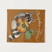 Tenture Spice de Pumkin ! Racoon Roll (Devant (Horizontal))
