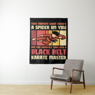 Tenture Spider Black Belt Karate Master
