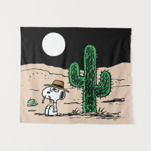 Tenture Spike dans un désert illuminé par la Lune