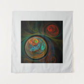 Tenture Spirale de Renaissance Art Abstrait Cosmique Moder (Devant (Horizontal))