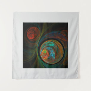 Tenture Spirale de Renaissance Art Abstrait Cosmique Moder