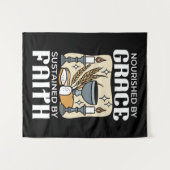 Tenture Spiritual Faith and Grace – Uplifting Christian (Devant (Horizontal))